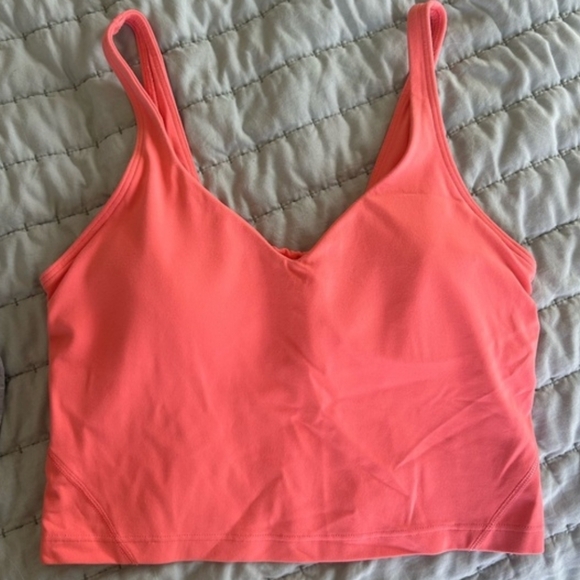 Lulu Align Tank- Raspberry Cream - Picture 2 of 5